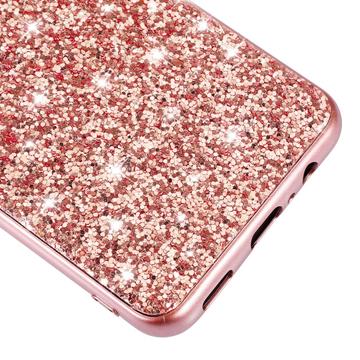 Samsung Galaxy A26 Glitter Series Hybrid Cover - Guld