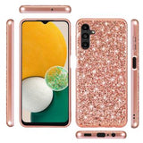 Samsung Galaxy A26 Glitter Series Hybrid Cover - Rødguld