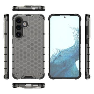 Samsung Galaxy A26 Honeycomb Armored Hybrid Cover - Sort