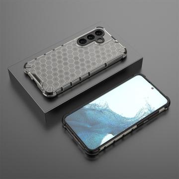 Samsung Galaxy A26 Honeycomb Armored Hybrid Cover - Sort