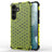 Samsung Galaxy A26 Honeycomb Armored Hybrid Cover - Grøn
