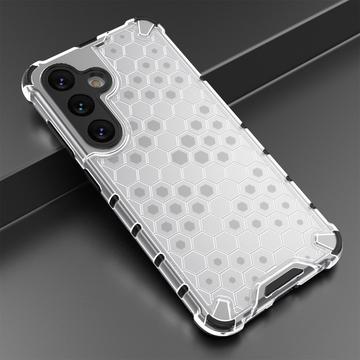 Samsung Galaxy A26 Honeycomb Armored Hybrid Cover - Grå