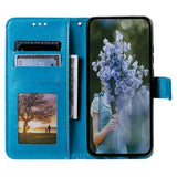 Samsung Galaxy A26 Mandala Series Etui med Pung - Blå