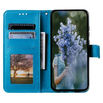 Samsung Galaxy A26 Mandala Series Etui med Pung - Blå