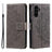 Samsung Galaxy A26 Mandala Series Etui med Pung - Grå