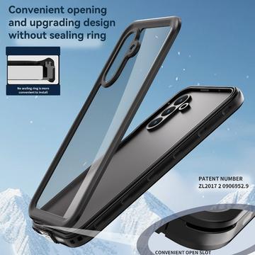 Samsung Galaxy A26 Redpepper A Series IP68 vandtæt etui - sort / klar