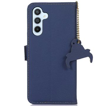 Samsung Galaxy A26 Læderpung med RFID - Blå