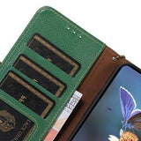 Samsung Galaxy A26 Læderpung med RFID - Grøn