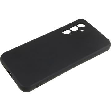 Samsung Galaxy A34 5G Anti-Fingeraftryk Mat TPU Cover - Sort