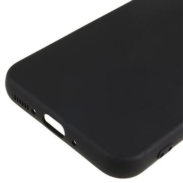 Samsung Galaxy A34 5G Anti-Fingeraftryk Mat TPU Cover - Sort