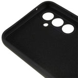 Samsung Galaxy A34 5G Anti-Fingeraftryk Mat TPU Cover - Sort