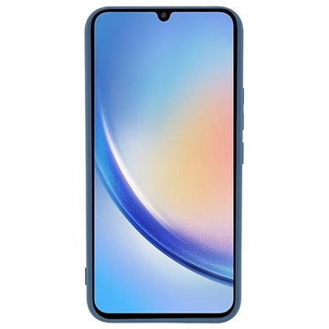 Samsung Galaxy A34 5G Anti-Fingeraftryk Mat TPU Cover - Safir