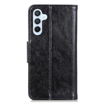 Samsung Galaxy A34 5G Elegant Series Pung med Stativfunktion - Sort