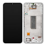Samsung Galaxy A34 5G Skærm & For Cover GH82-31200B - Sølv