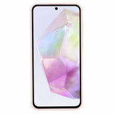 Samsung Galaxy A35 Anti-Fingeraftryk Mat TPU Cover - Pink