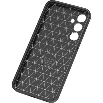 Samsung Galaxy A35 Beetle Karbonfiber TPU Cover - Sort