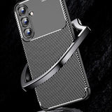 Samsung Galaxy A35 Beetle Karbonfiber TPU Cover - Sort