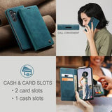 Samsung Galaxy A35 Caseme 013 Series Pung - Blå