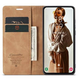 Samsung Galaxy A35 Caseme 013 Series Pung - Brun