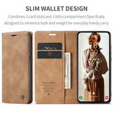 Samsung Galaxy A35 Caseme 013 Series Pung - Brun