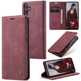 Samsung Galaxy A35 Caseme 013 Series Pung - Vinrød