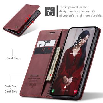 Samsung Galaxy A35 Caseme 013 Series Pung - Vinrød