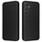 Samsung Galaxy A35 Flip Cover - Karbonfiber - Sort