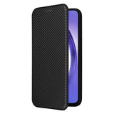 Samsung Galaxy A35 Flip Cover - Karbonfiber - Sort
