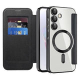 Samsung Galaxy A35 Flip cover med kortholder - MagSafe-kompatibel - Sort