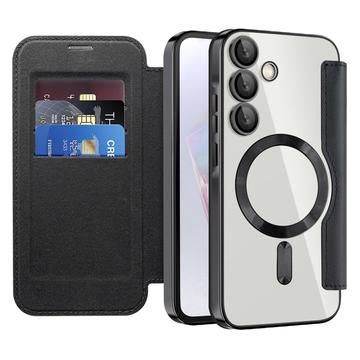 Samsung Galaxy A35 Flip cover med kortholder - MagSafe-kompatibel - Sort