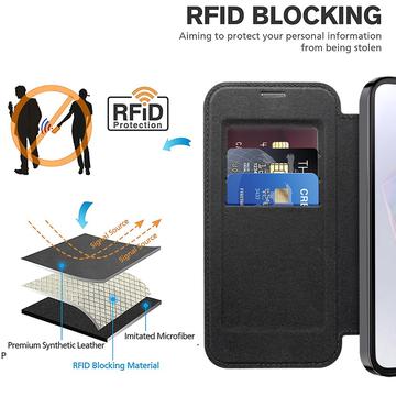Samsung Galaxy A35 Flip cover med kortholder - MagSafe-kompatibel - Sort