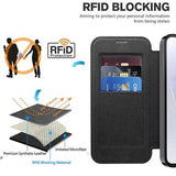 Samsung Galaxy A35 Flip cover med kortholder - MagSafe-kompatibel - Sort