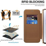 Samsung Galaxy A35 Flip cover med kortholder - MagSafe-kompatibel - Brun