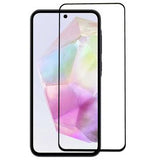 Samsung Galaxy A35 Skærmbeskyttelse Hærdet Glas - 9H - Full Fit - Sort Kant