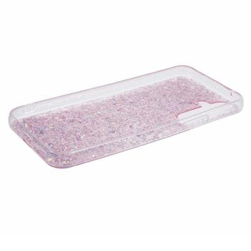 Samsung Galaxy A35 Glitter Flakes TPU Cover - Pink