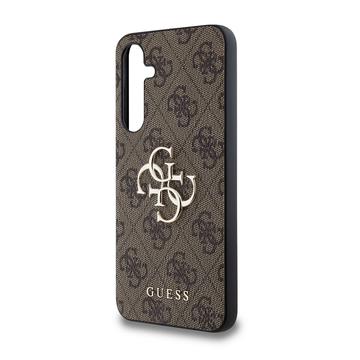 Samsung Galaxy A35 Guess 4G Big Metal Logo Hybrid Cover - Brun