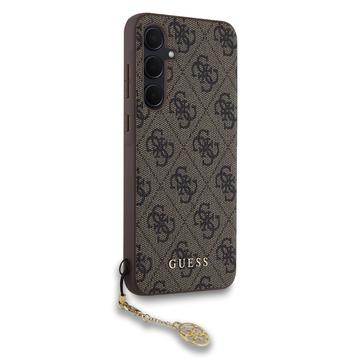 Samsung Galaxy A35 Guess 4G Charms Collection Hybrid Cover - Brun