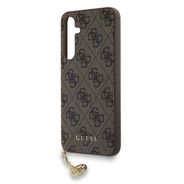 Samsung Galaxy A35 Guess 4G Charms Collection Hybrid Cover - Brun