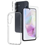 Samsung Galaxy A35 Northjo 3-i-1-beskyttelsessæt - Klar