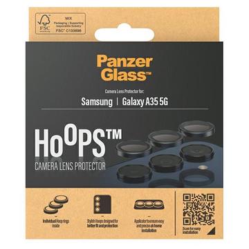 Samsung Galaxy A35 PanzerGlass Hoops Kameralinsebeskytter - Sort