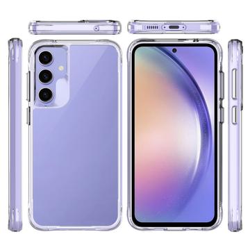 Samsung Galaxy A35 Ridsefast Hybrid Cover - Gennemsigtig