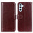 Samsung Galaxy A35 Pung Taske med Magnetisk Lukning - Brun