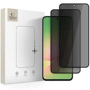 Samsung Galaxy A36/A56 Tech-Protect Glass Spy+ Privacy Skærmbeskyttelse Hærdet Glas - 2 stk. - Sort