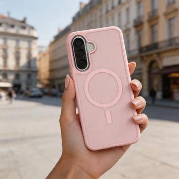 Samsung Galaxy A36/A37/A56 Tech-Protect Magmat Cover - MagSafe Kompatibel - Mat pink