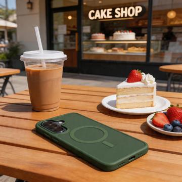 Samsung Galaxy A36/A37/A56 Tech-Protect Magmat Cover - MagSafe Kompatibel - Matgrøn