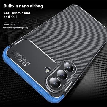 Samsung Galaxy A36 Beetle Karbonfiber TPU Cover - Sort