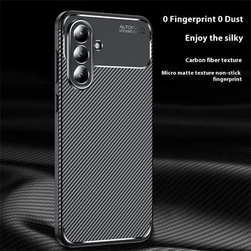 Samsung Galaxy A36 Beetle Karbonfiber TPU Cover - Sort