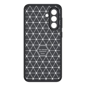 Samsung Galaxy A36 Beetle Karbonfiber TPU Cover - Sort