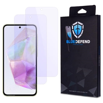 Samsung Galaxy A36 BlueDefend Anti-Blue Light Skærmbeskyttelse Hærdet Glas - 2 stk.