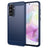 Samsung Galaxy A36/A56 Børstet TPU Cover - Karbonfiber - Blå